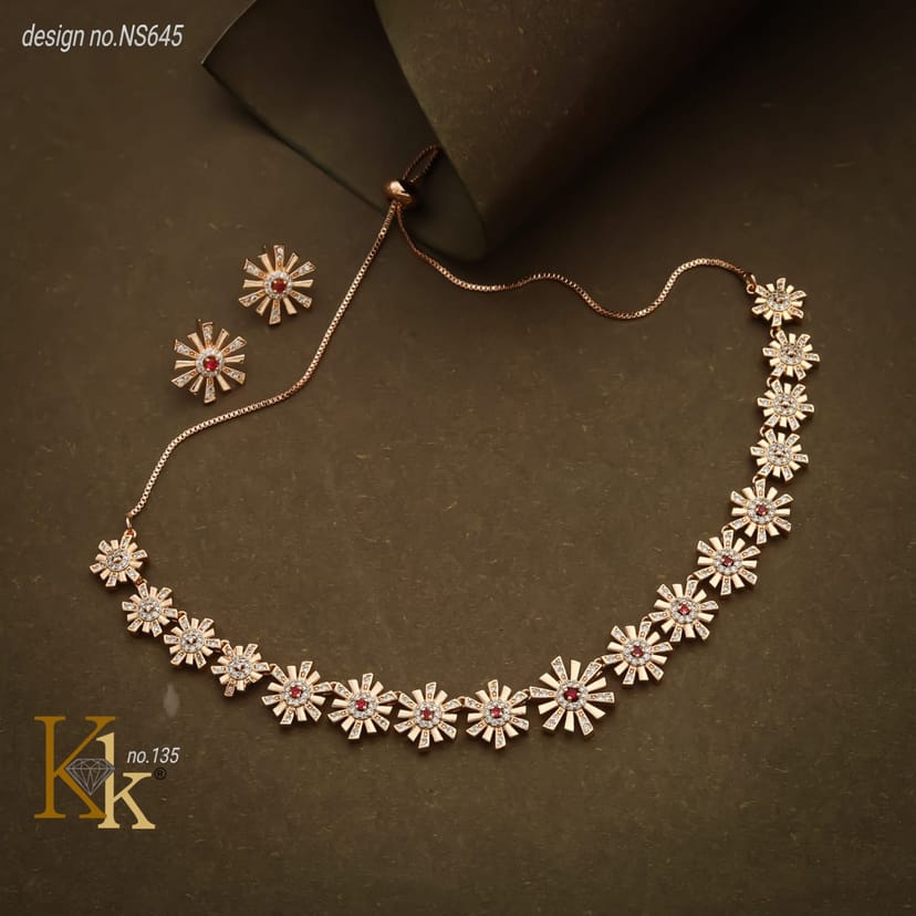KK ROSEGOLD NECKLACE SET - Image 1