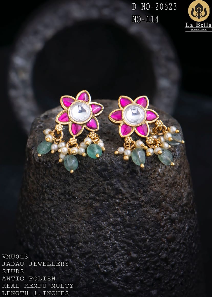 LABELLA JADAU REAL KEMP EARRINGS - Image 1