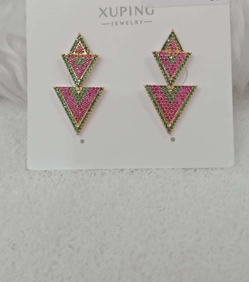 XUPING TRIANGLE EARRINGS - Image 1
