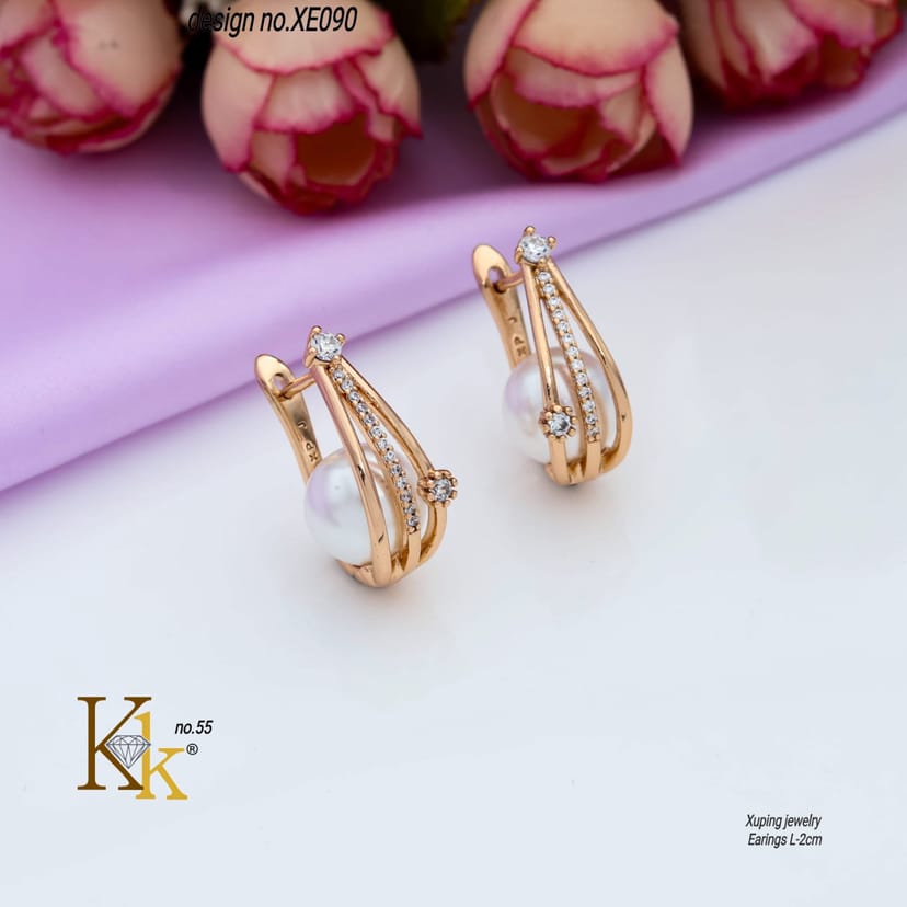 XUPING PEARL EARRINGS - Image 1